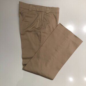 Espirit Collection Straight Leg Zip Up Medium Rise Pants Tan Size 8